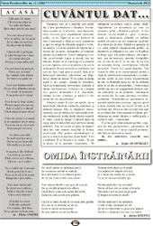 Ziar Vocea Pensionarilor Decembrie 2012